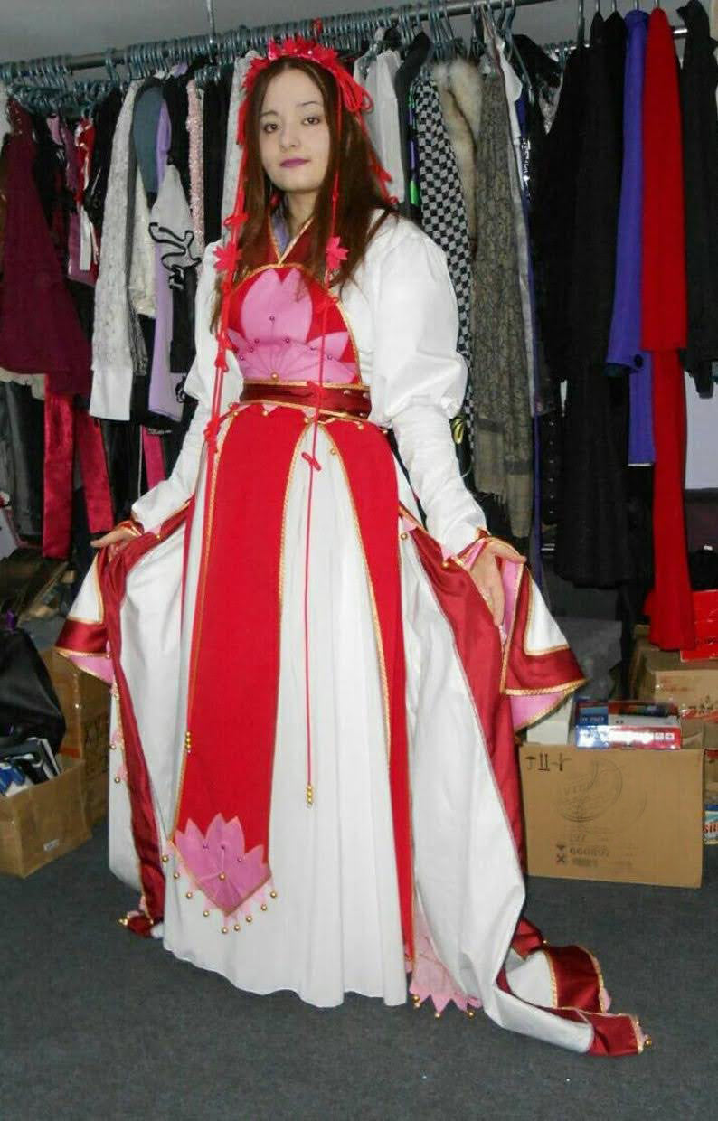 Sakura costume kimono. Manga cosplay