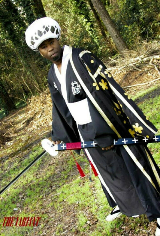 Trafalgar Law cosplay outfit, cosplay kimono