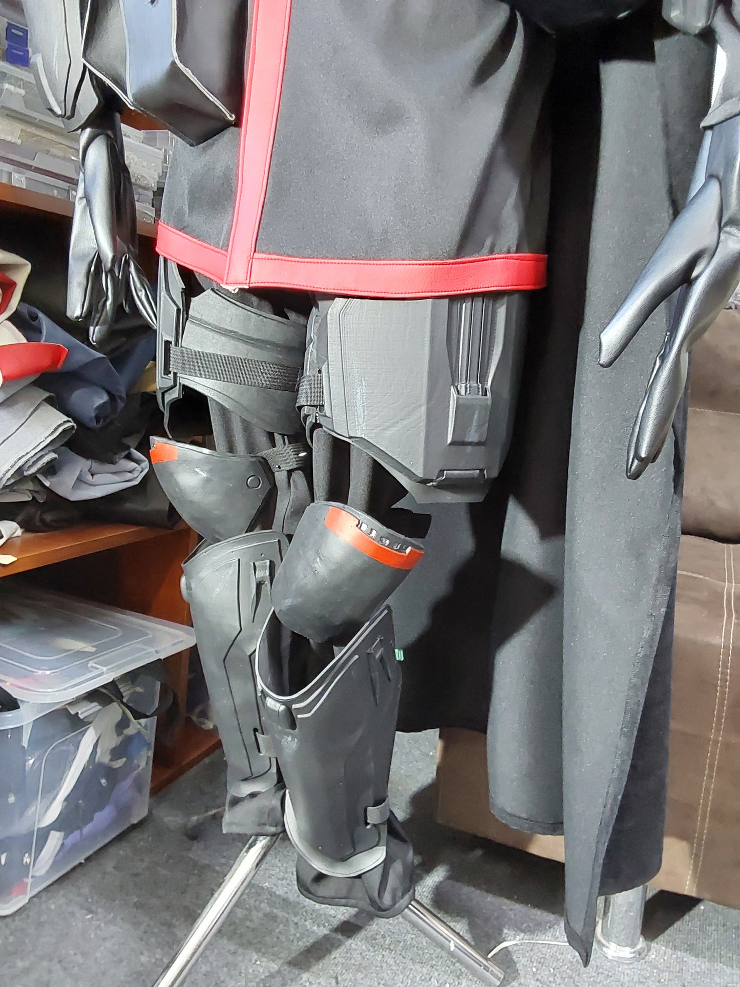 Armoured outfit from Helldivers II red version