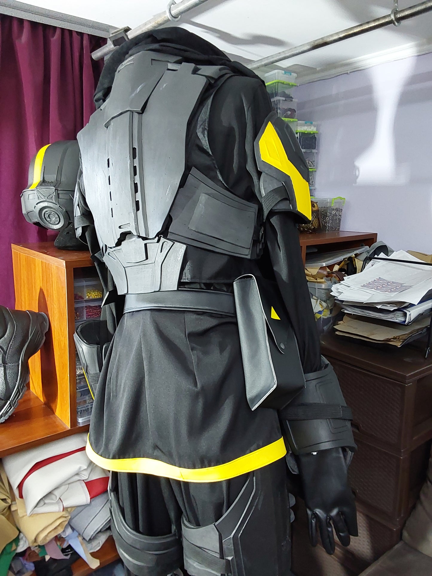 Armoured outfit from Helldivers II