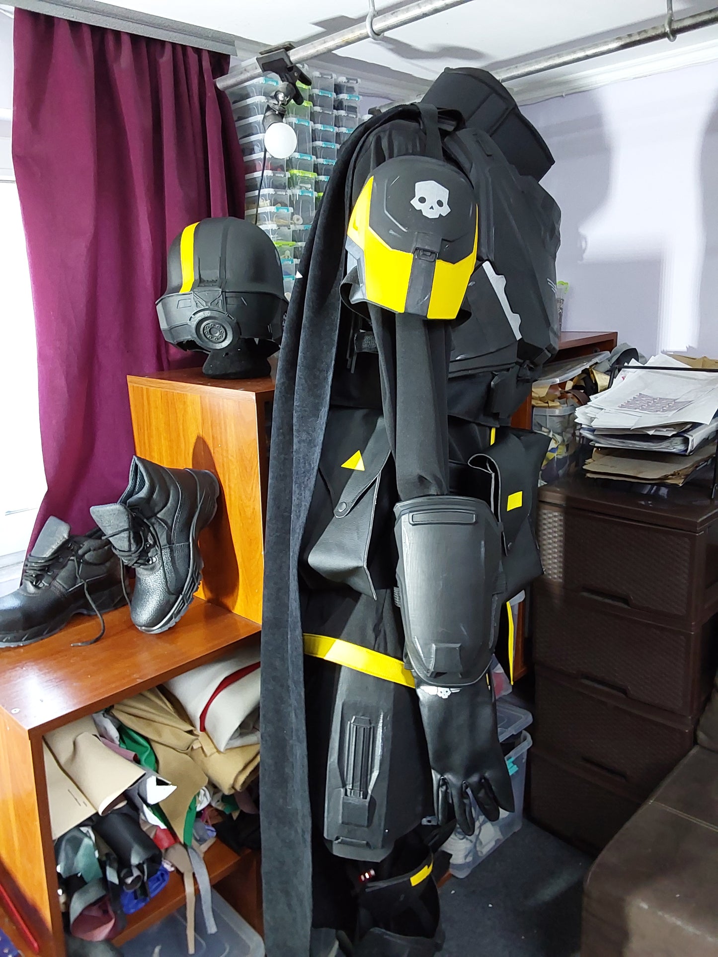 Armoured outfit from Helldivers II