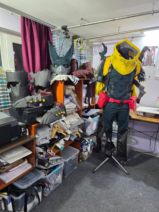 Dark Deku Midoriya cosplay outfit second version Complete all details as on reference picture