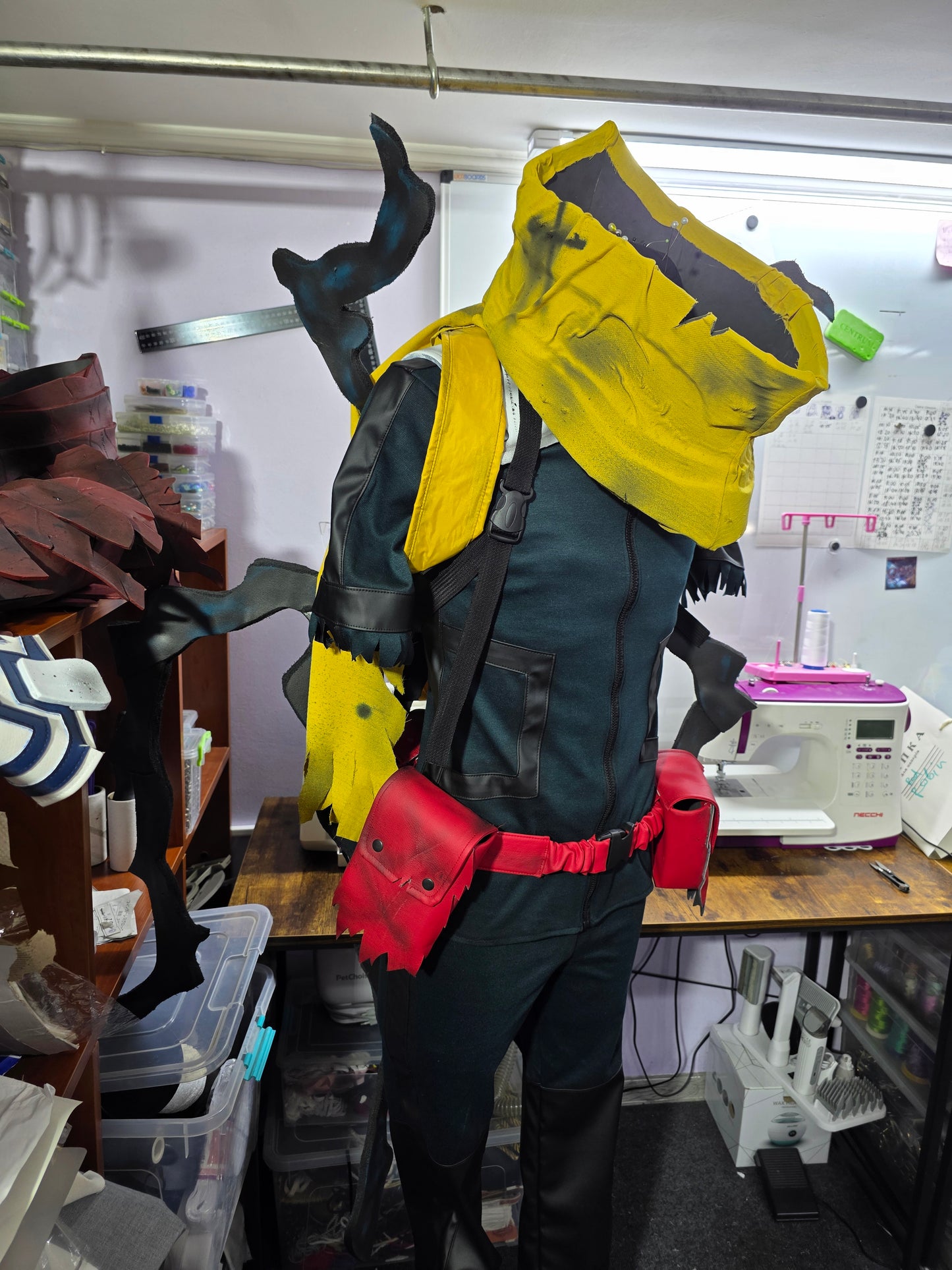 Dark Deku Midoriya cosplay outfit second version Complete all details as on reference picture