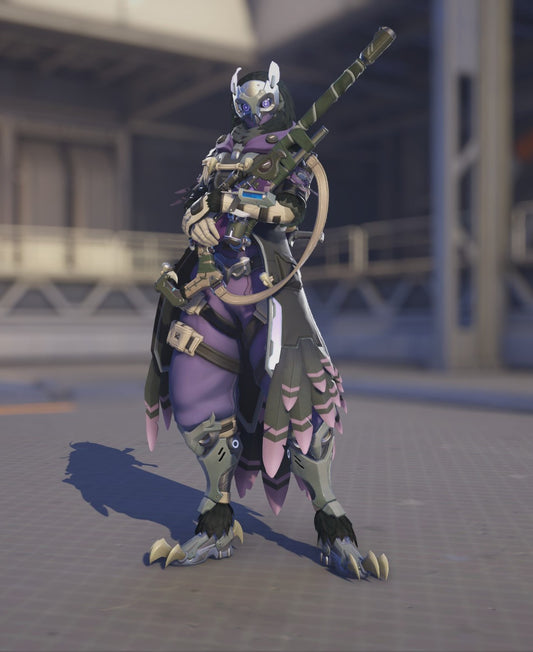 Ana Amari Night Owl skin from Overwatch  cosplay outfit (Pre-order)