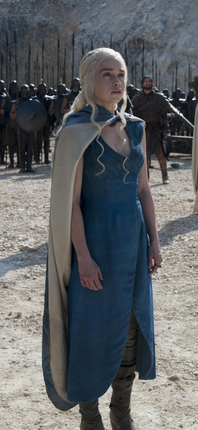 khaleesi blue dress Targaryen Daenerys Robe Inspired By Daenerys Targaryen's Astapor Dress, Azure Blue, Season tie event khaleesi - Costume Wonderland