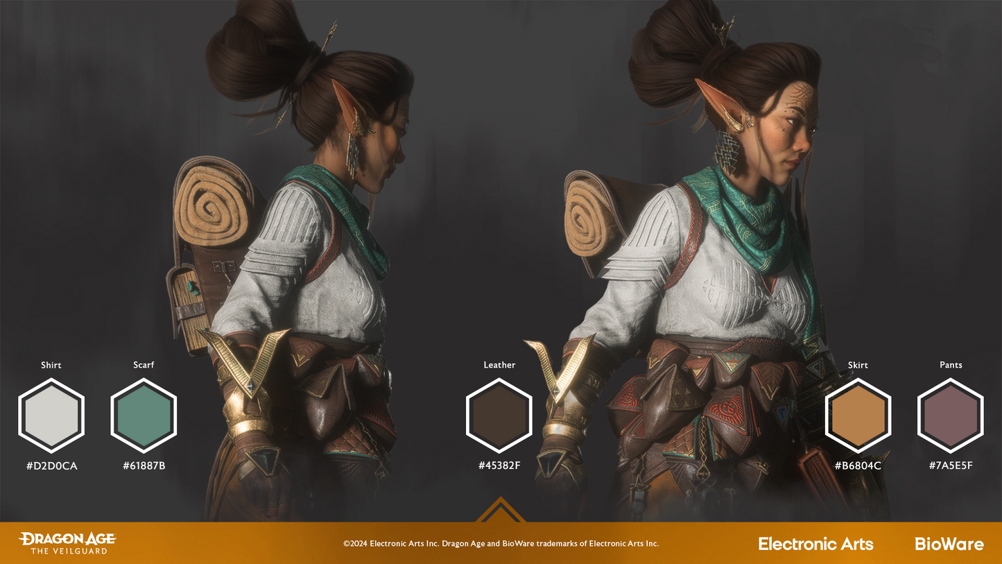 Bellara Lutare (Dragon Age: The Veilgaurd) cosplay outfit (pre-order)