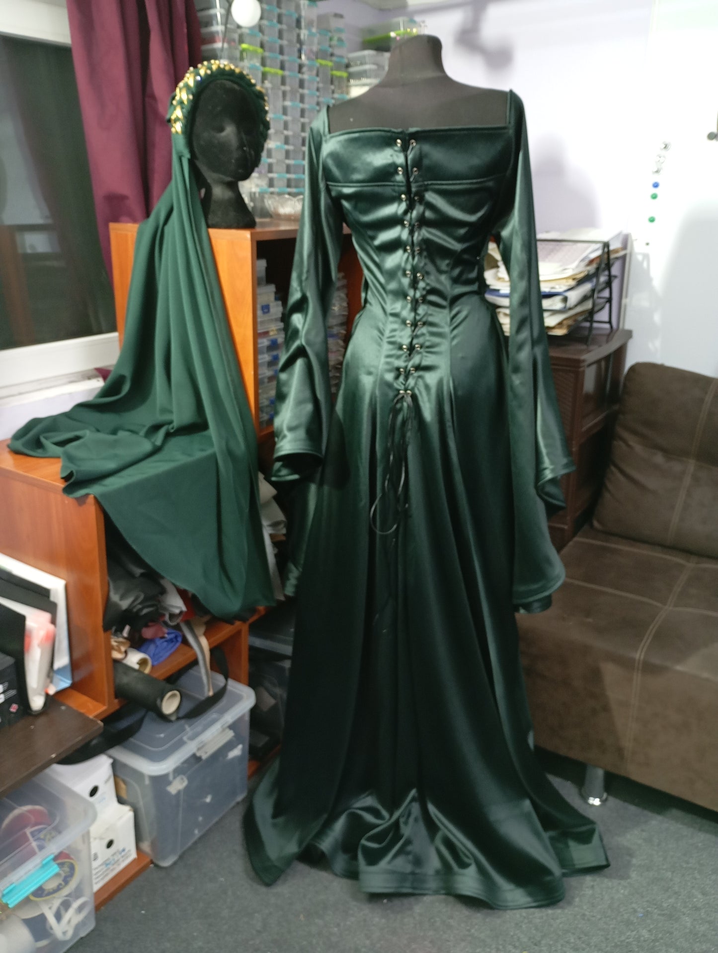 Alicent Hightower Costume – Medieval Queen Cosplay Gown from House of the Dragon