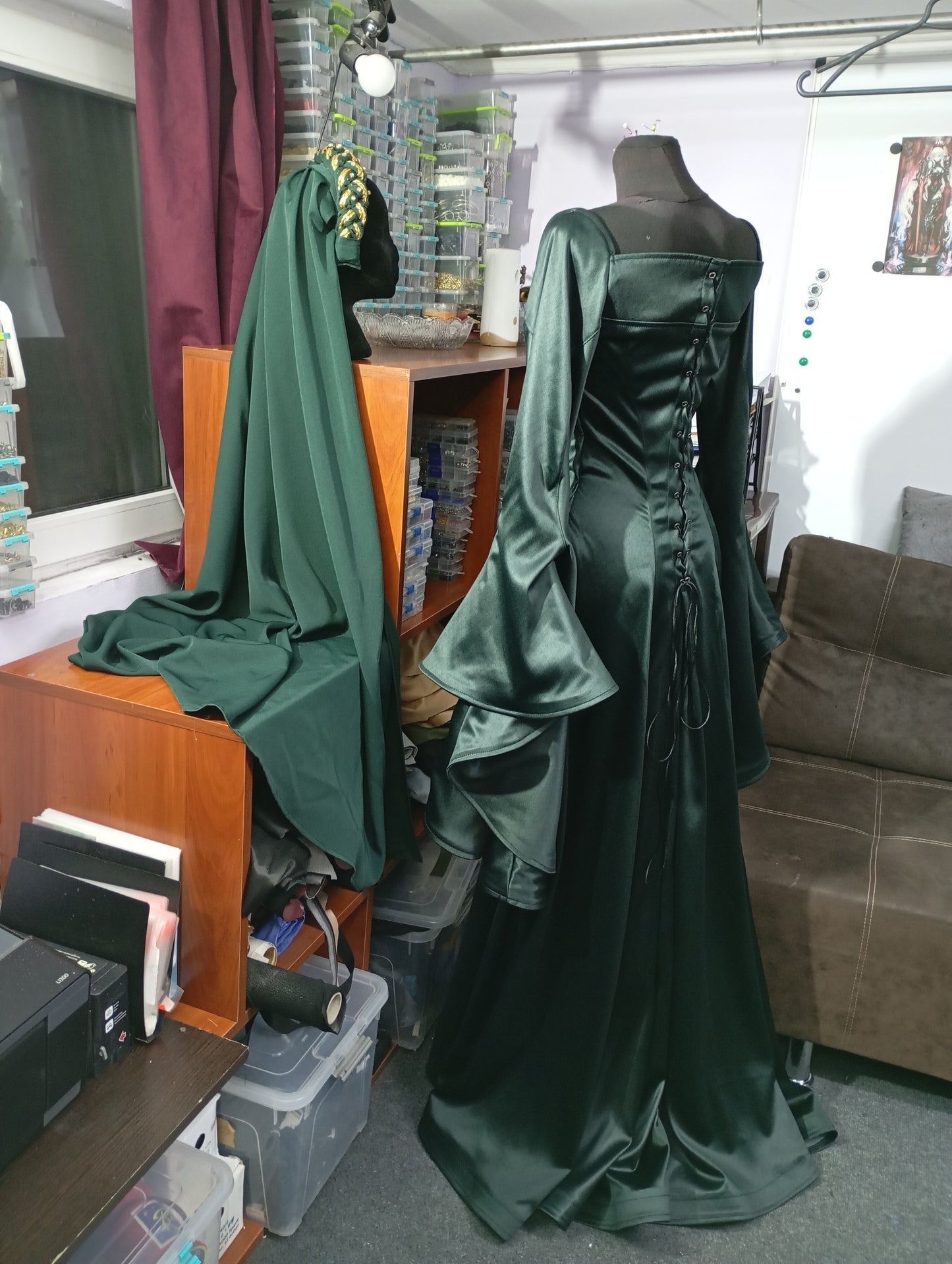 Alicent Hightower Costume – Medieval Queen Cosplay Gown from House of the Dragon