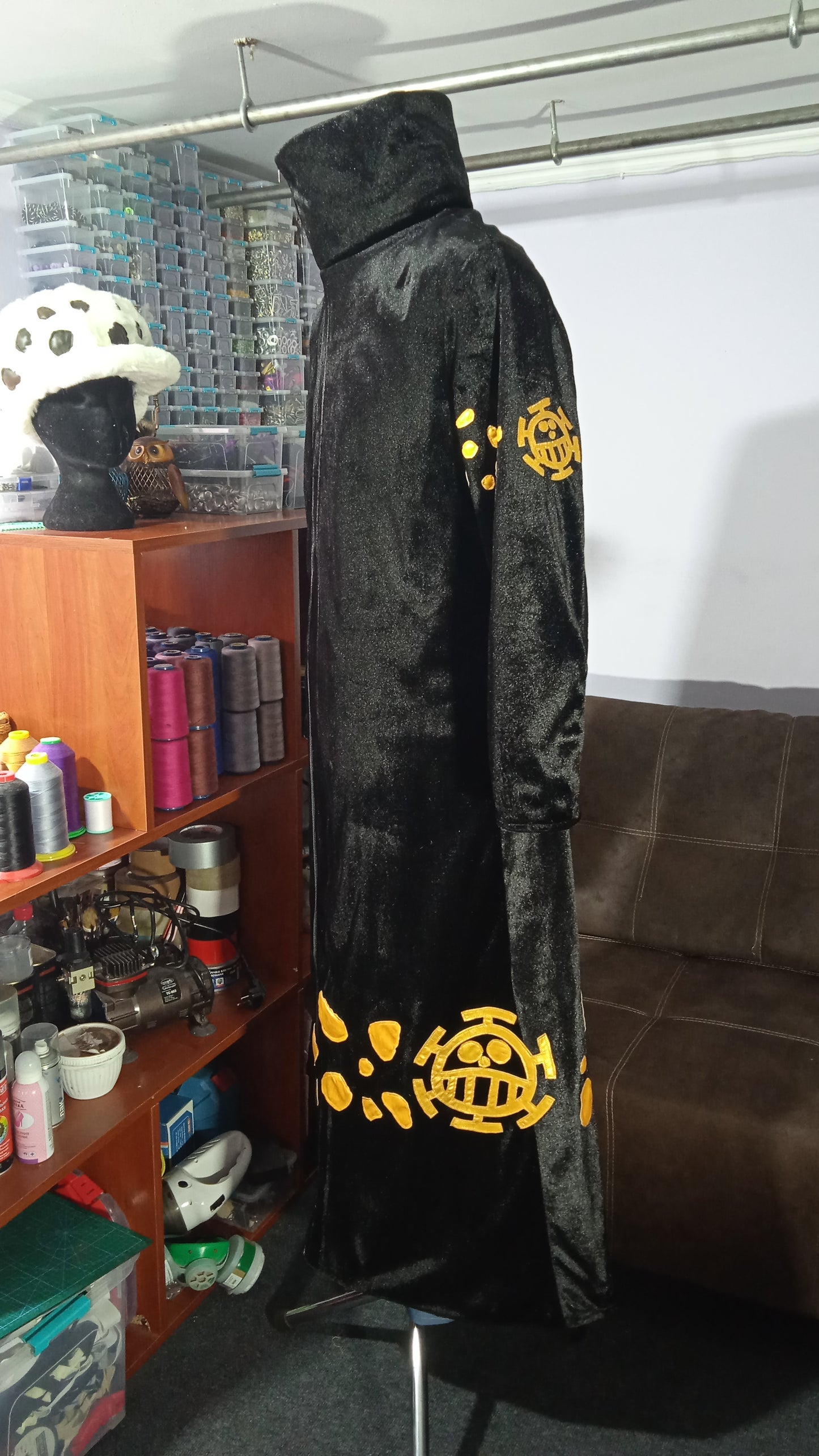 Trafalgar Law cosplay outfit fur version