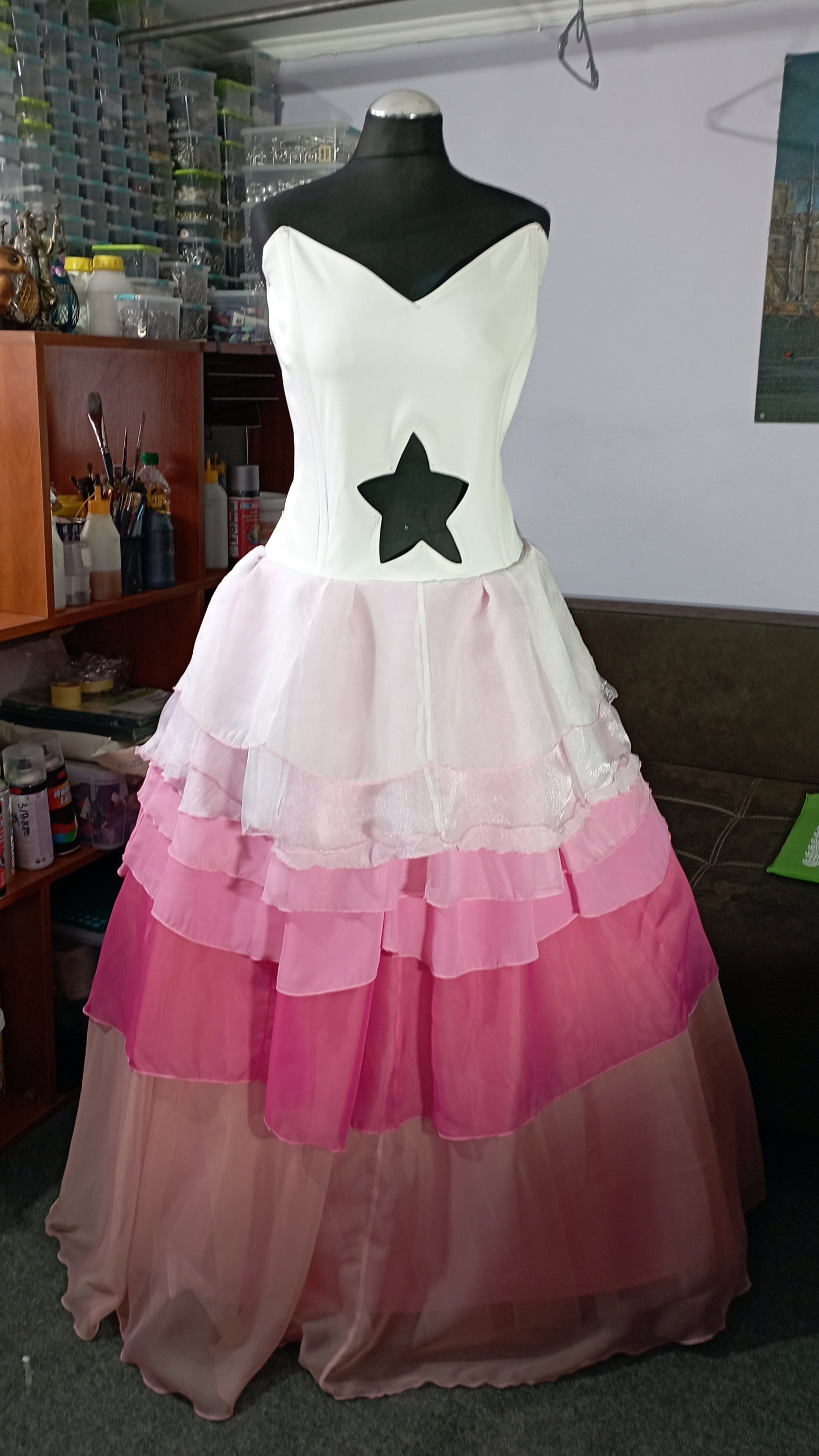 Rose Quartz cosplay dress