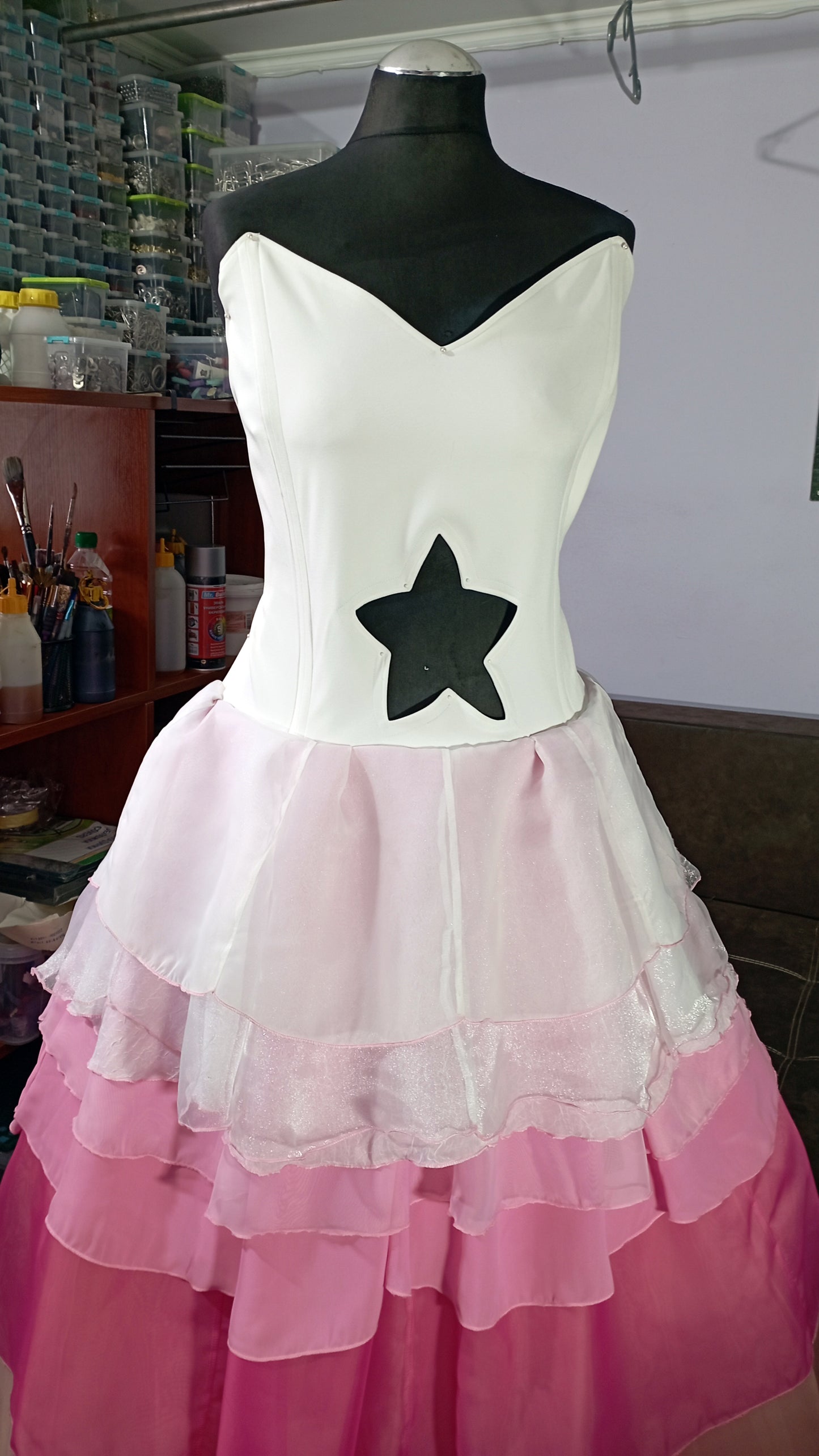 Rose Quartz cosplay dress