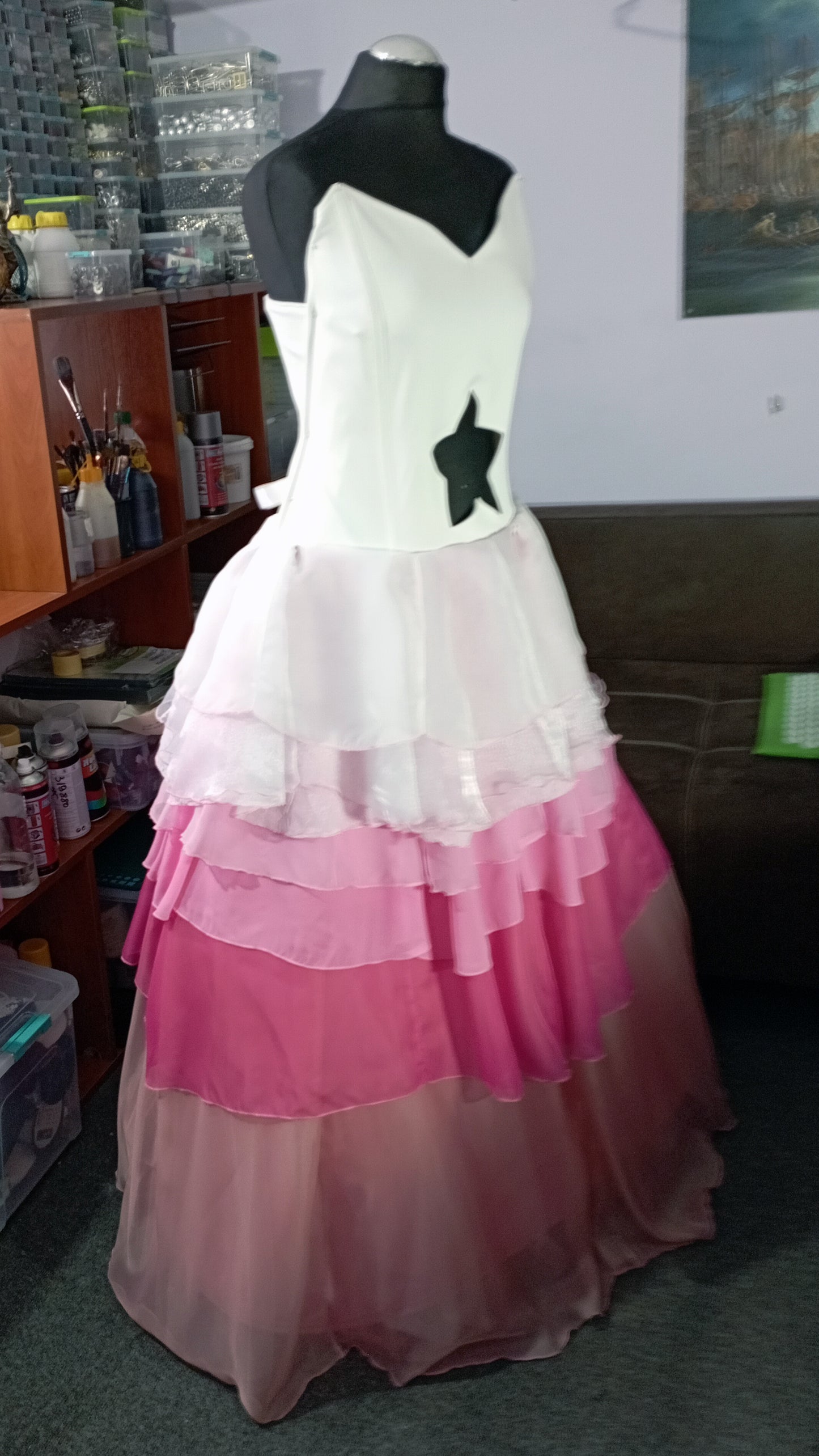 Rose Quartz cosplay dress