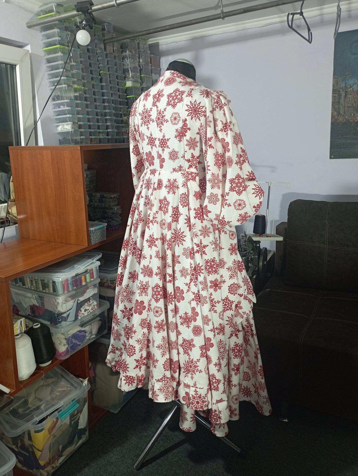 Victorian flanel night gown