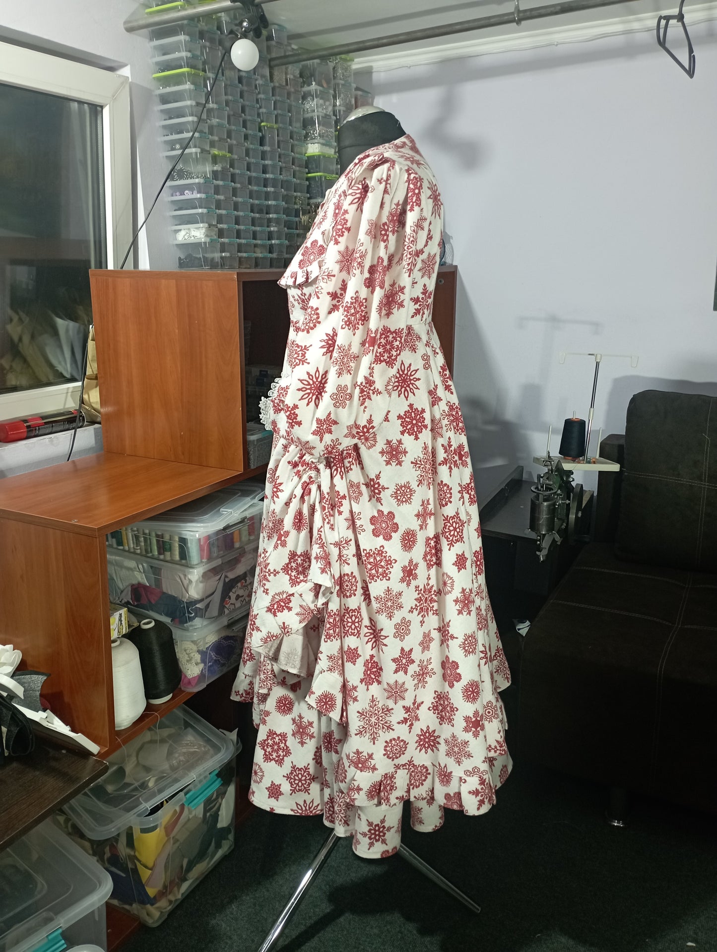 Victorian flanel night gown