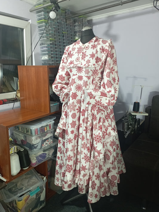 Victorian flanel night gown