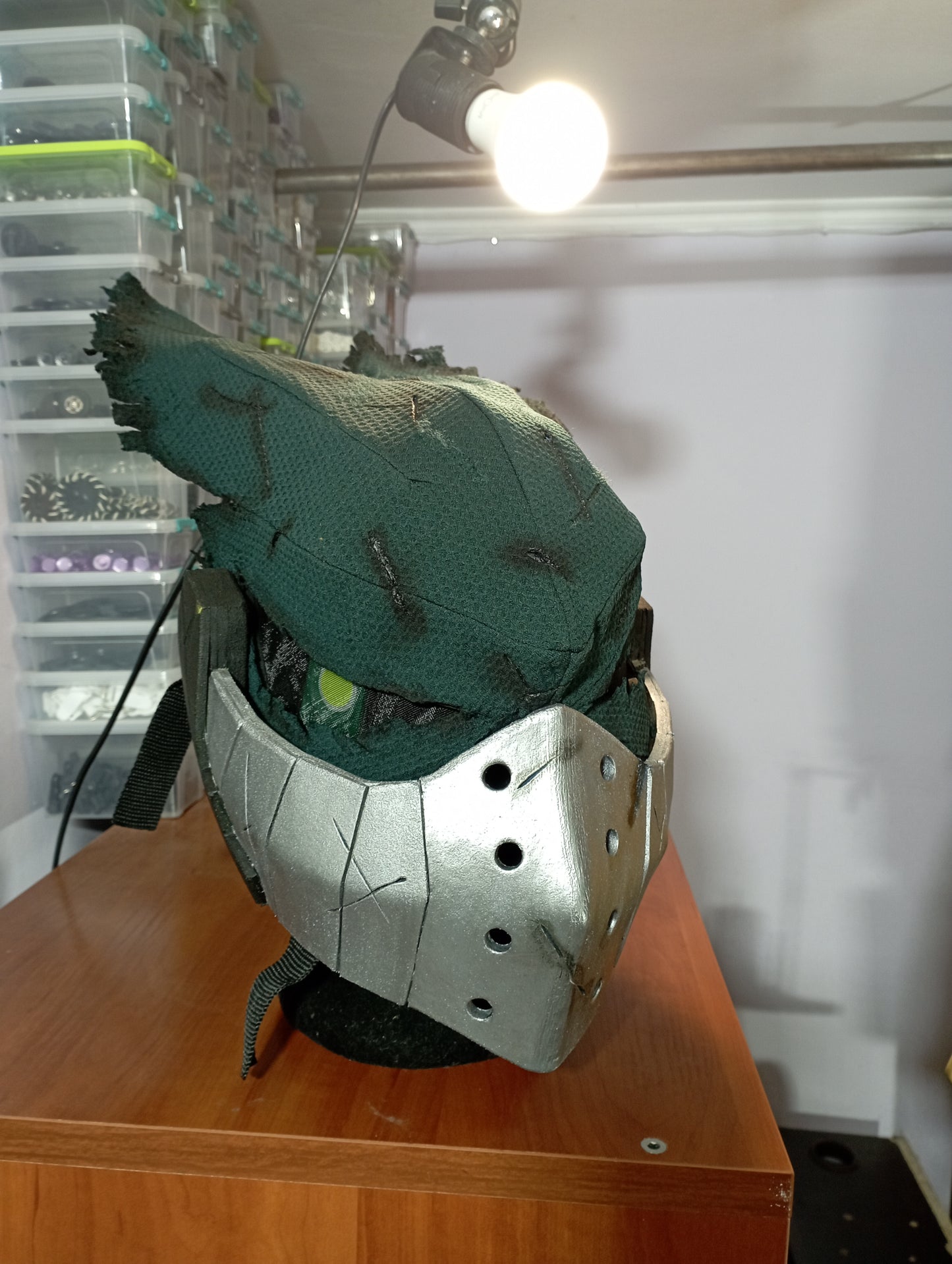 Dark Deku Midoriya cosplay outfit With Battle Damages