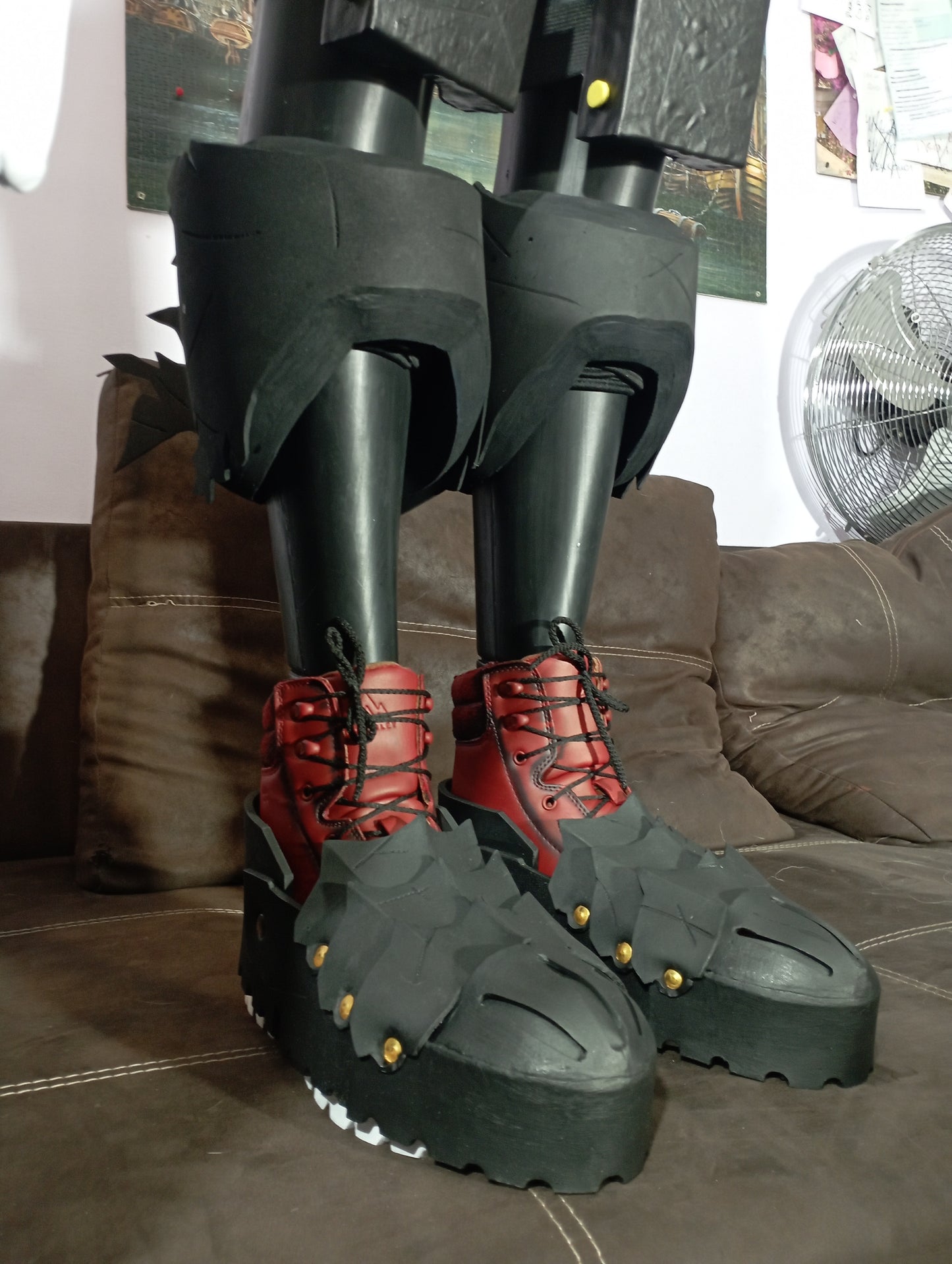 Dark Deku Midoriya cosplay outfit With Battle Damages
