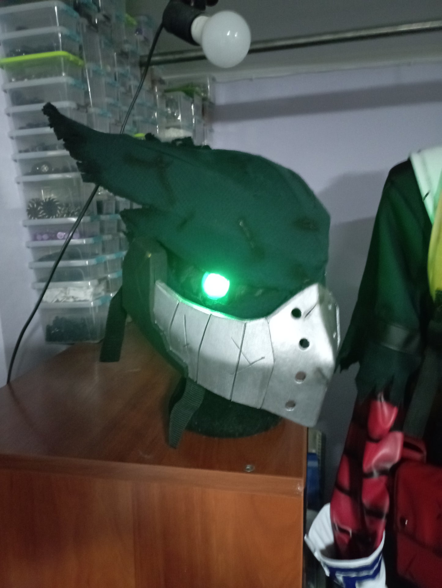 Dark Deku Midoriya cosplay outfit With Battle Damages