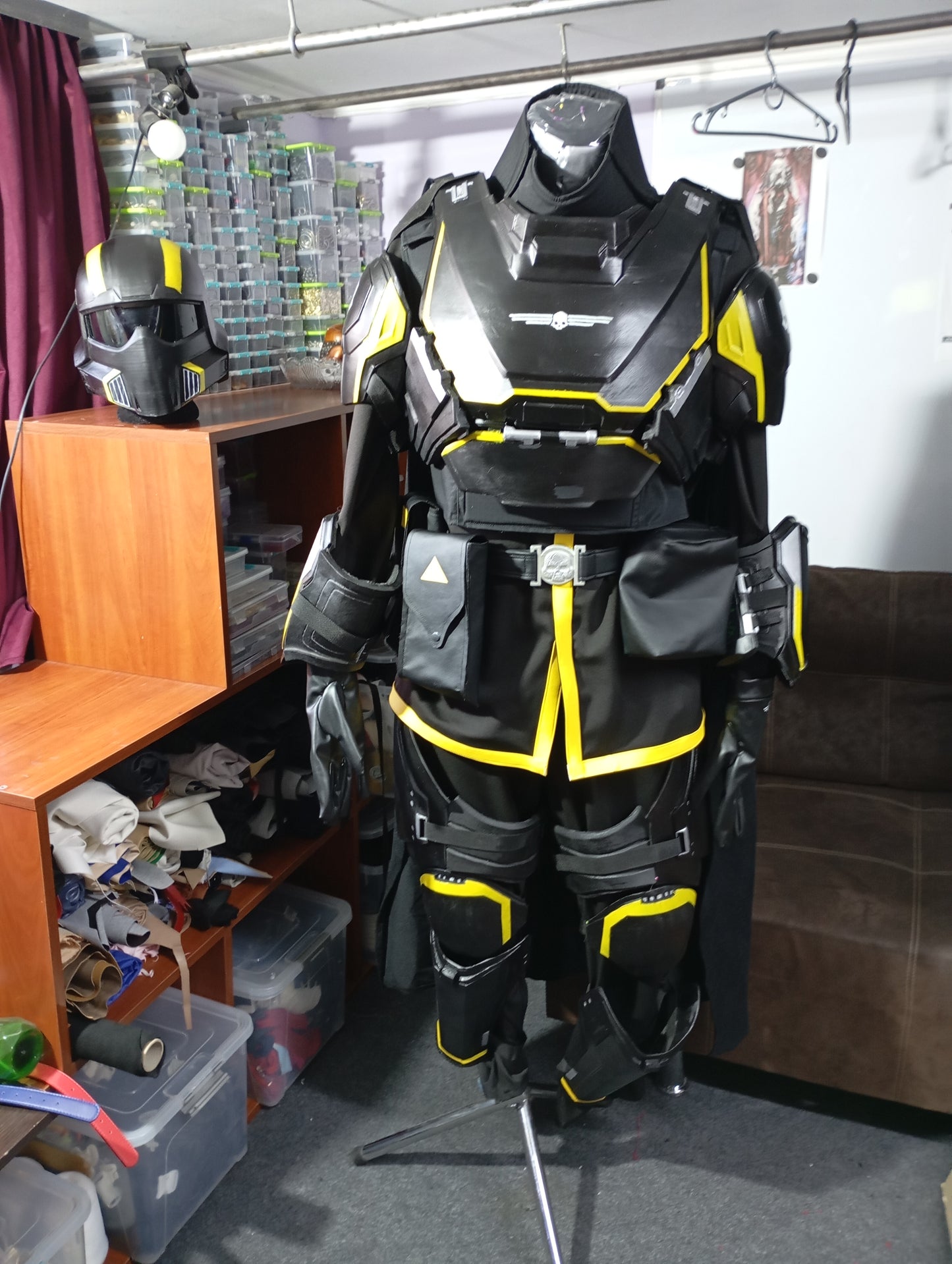Armoured outfit from Helldivers II Second version