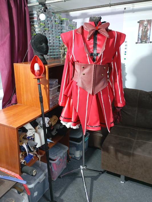 Alastor from Hazbin Hotel female version