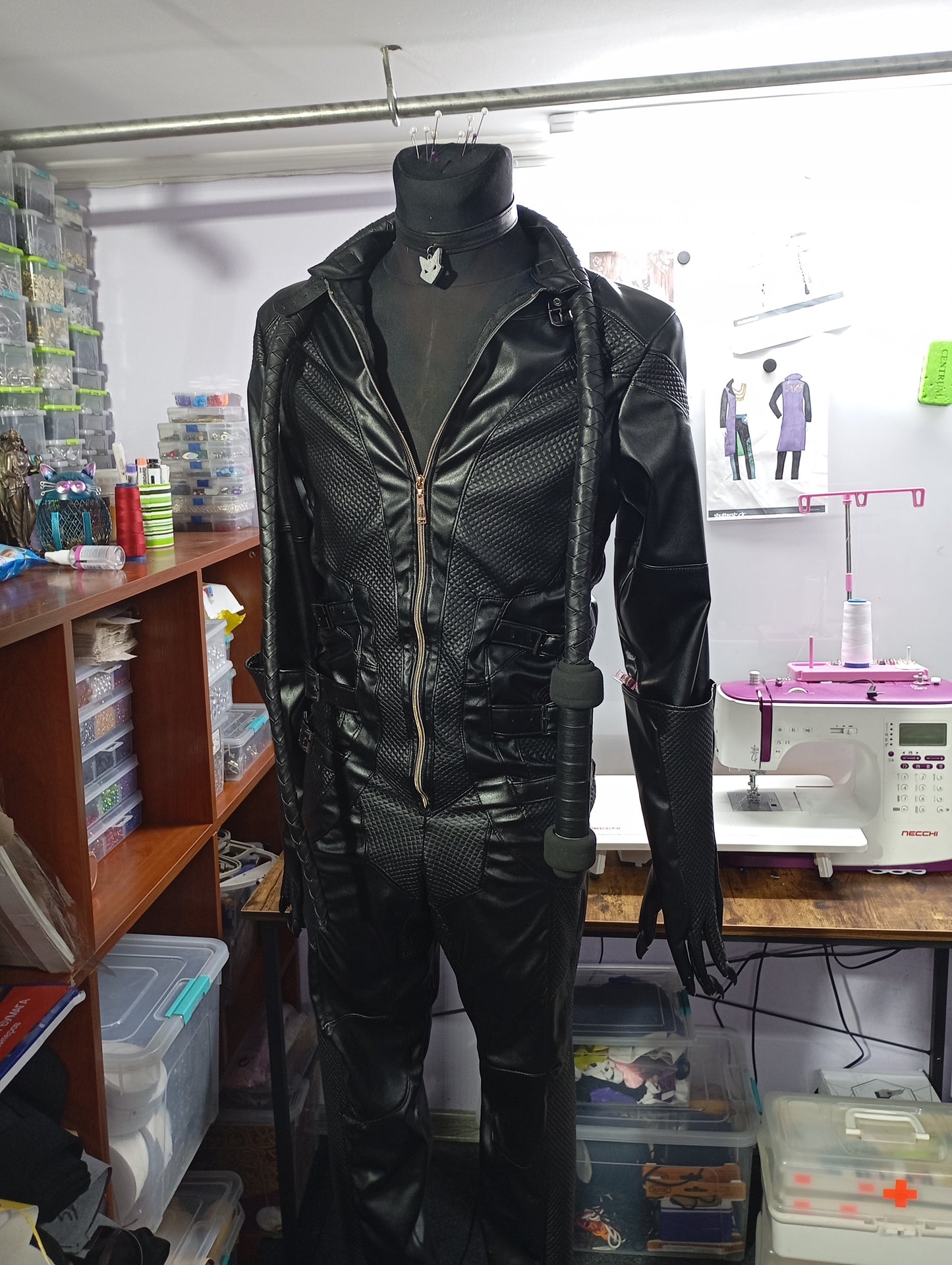 Catwoman custom cosplay Archam city male version