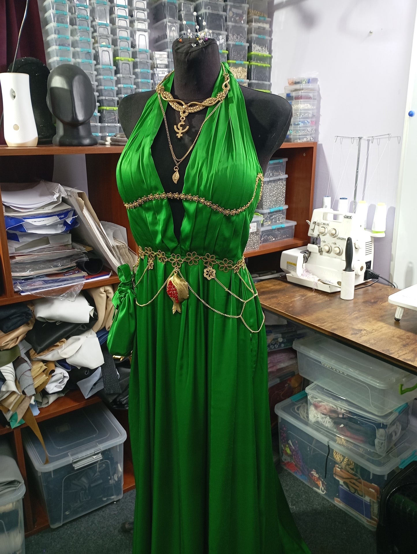 Persephone custom outfit/ godness dress