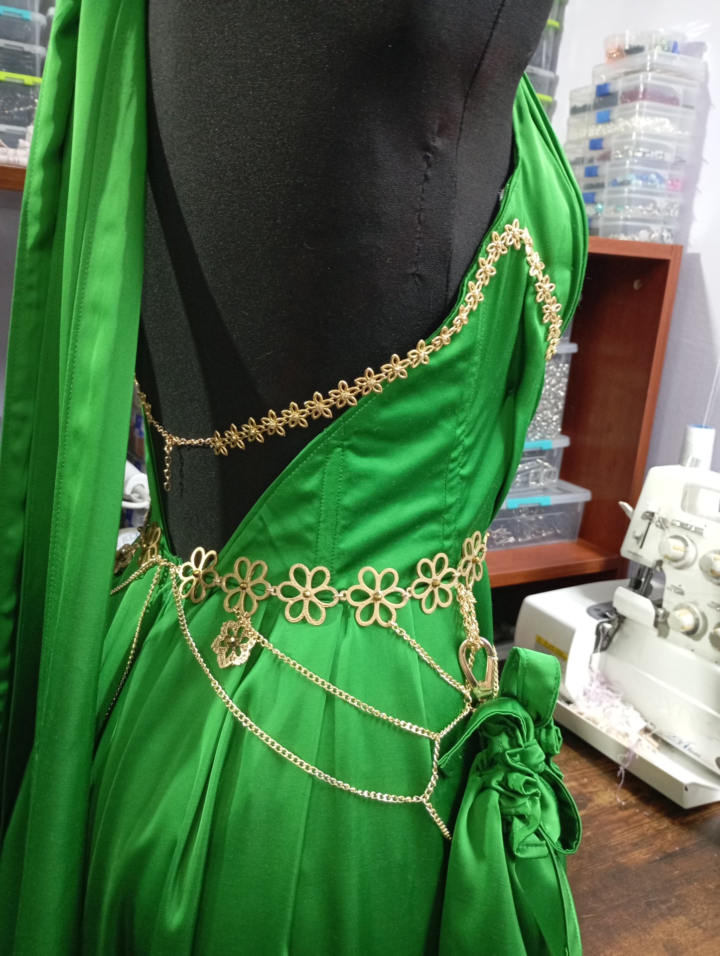 Persephone custom outfit/ godness dress
