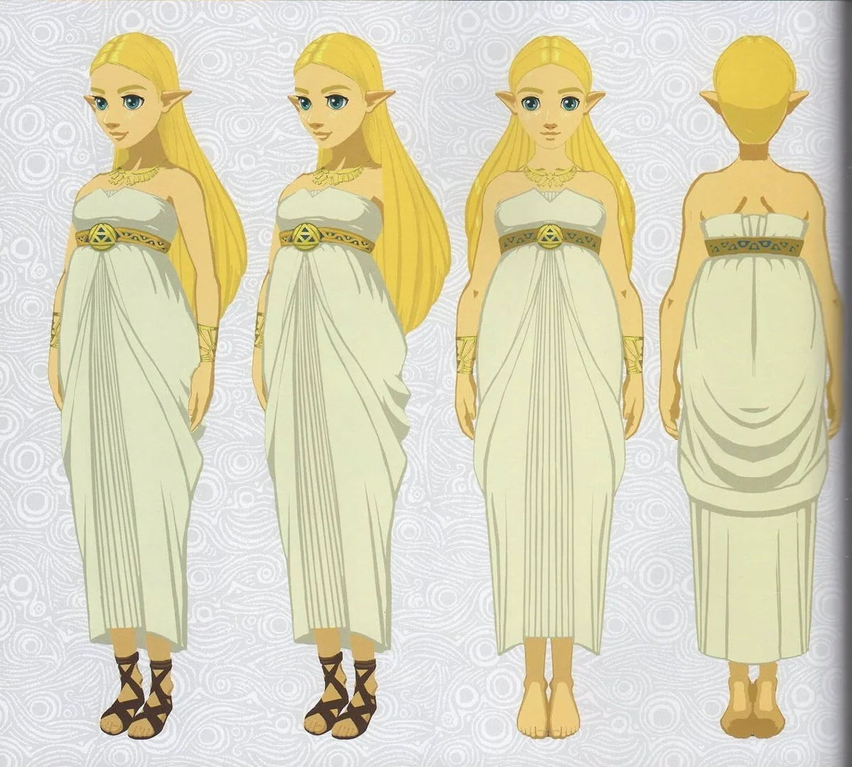BOTW Zelda white dress from Legend of Zelda (pre-order)