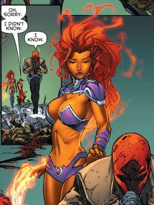 Starfire from DC Comics cosplay outfit (pre-order)