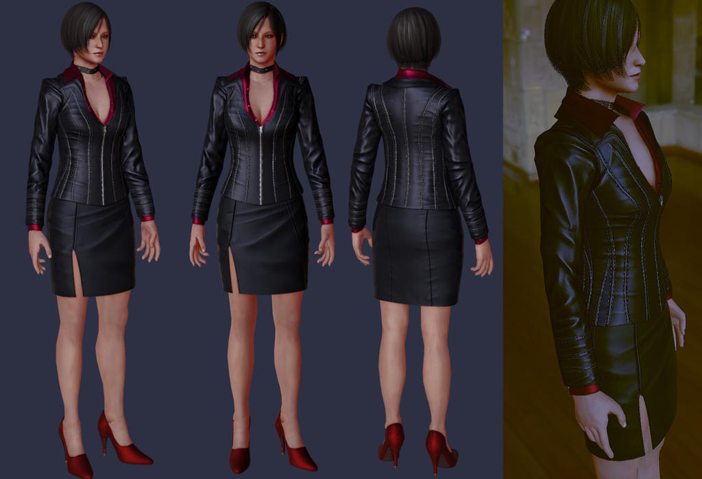 Ada Wong leather costume cosplay from Resident Evil (pre-order)