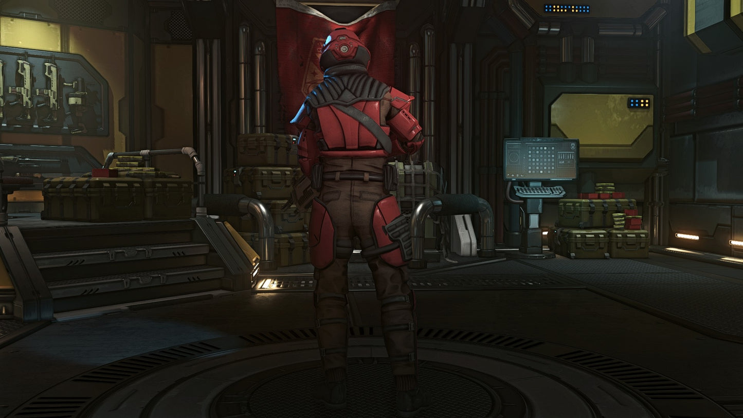 UF-50 Bloodhound armor set with Pride of the Whistleblower cape and AR-23P Liberator Penetrator Helldivers 2 (pre-order)