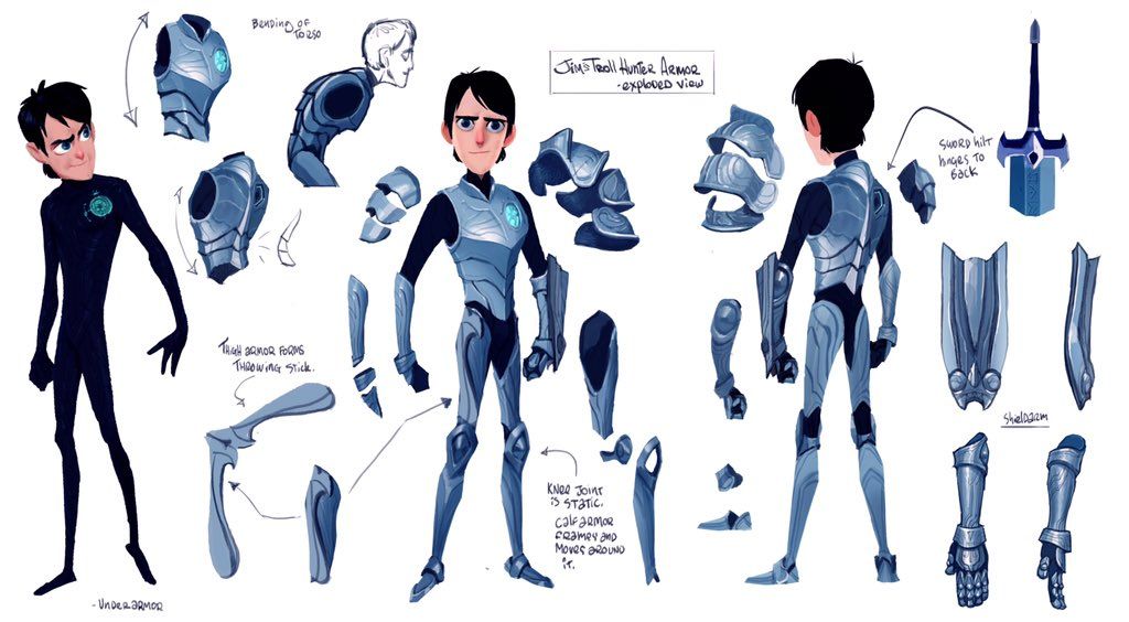 Trollhunters rise of the titans Jim's new armor cosplay (pre-order)