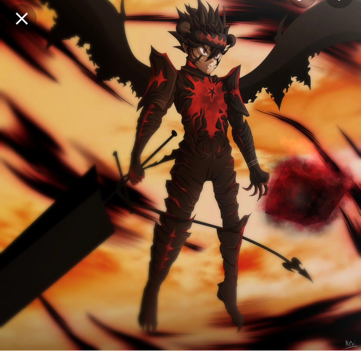 Asuta Black clover cosplay costume (pre-order)