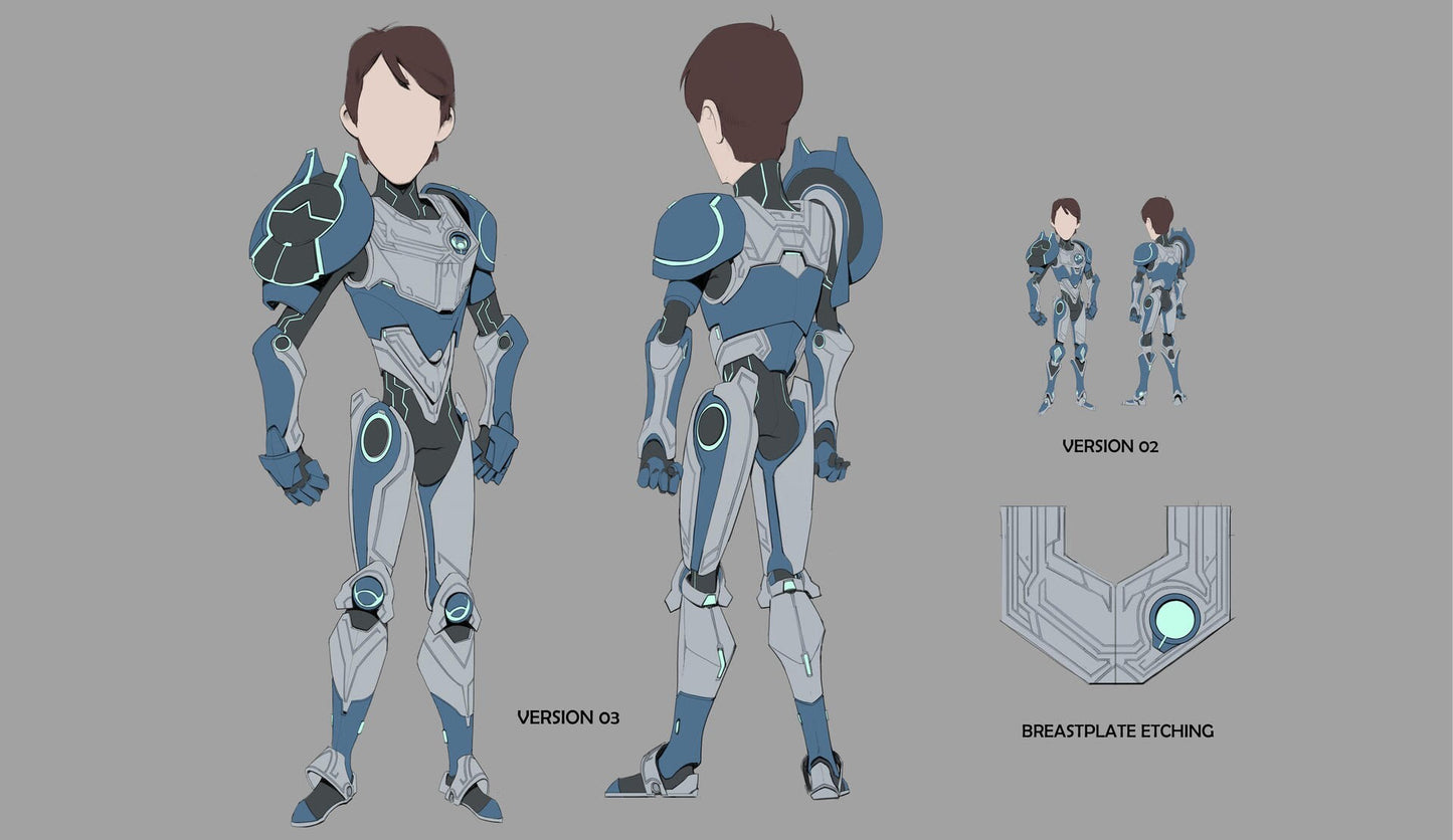 Trollhunters rise of the titans Jim's armor cosplay (pre-order)