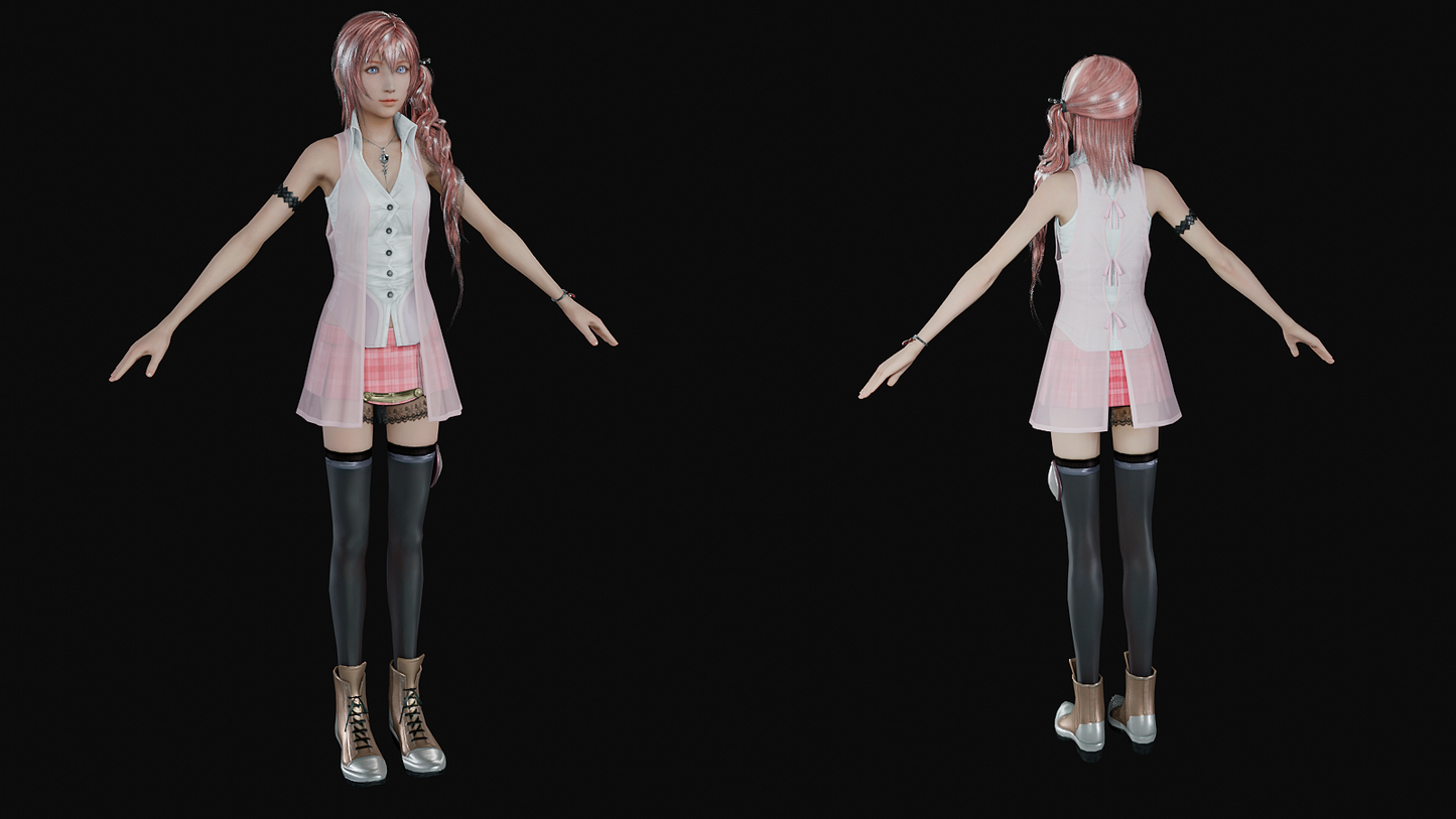 Serah Farron from Final Fantasy XIII cosplay outfit (pre-order)