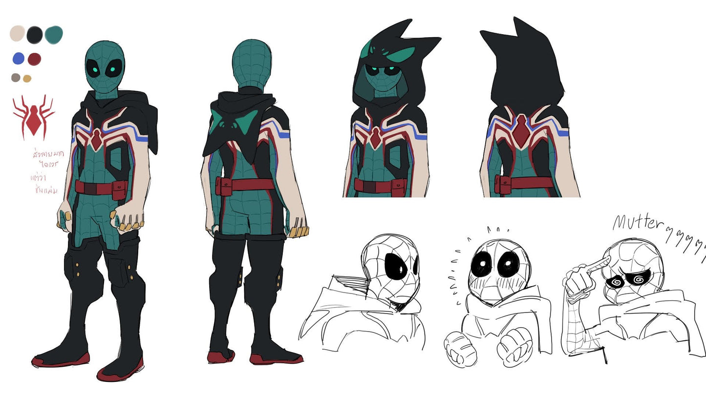 Spider Deku Midoriya cosplay outfit