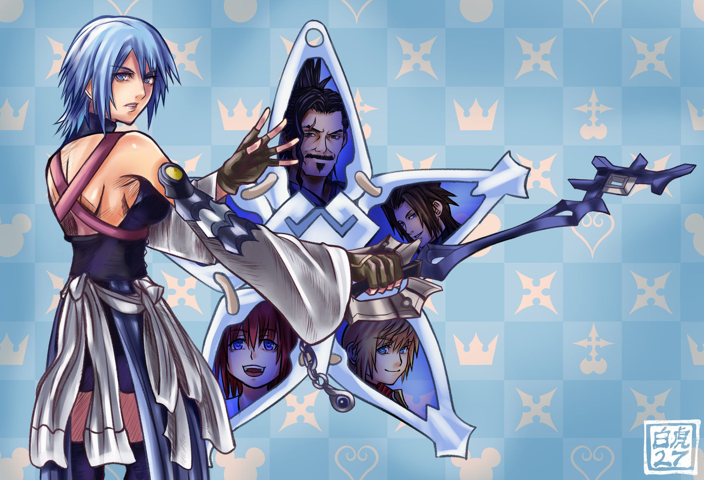 Aqua from Kingdom Heart cosplay outfit (pre-order)