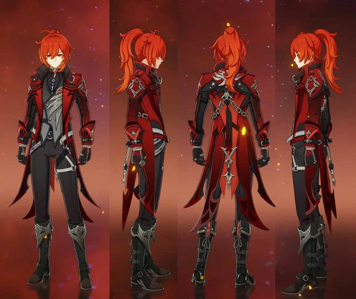 Diluc from Genshin impact cosplay outfit (pre-order)