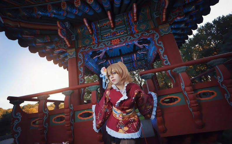 Custom made lolita dress / hand made / lolita cosplay / love live cosplay