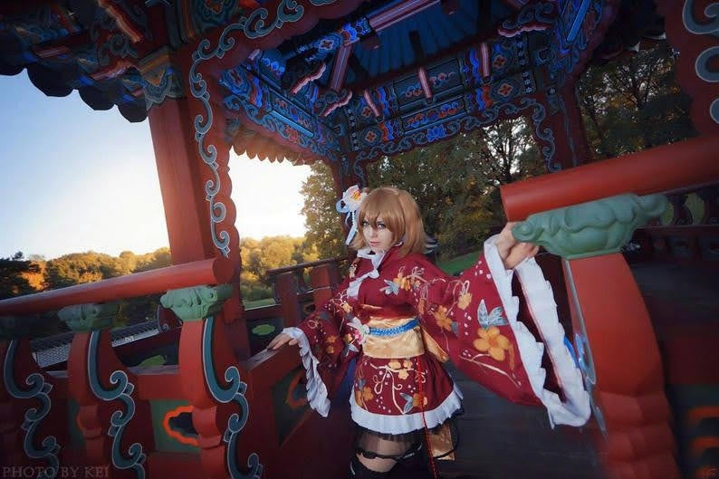 Custom made lolita dress / hand made / lolita cosplay / love live cosplay