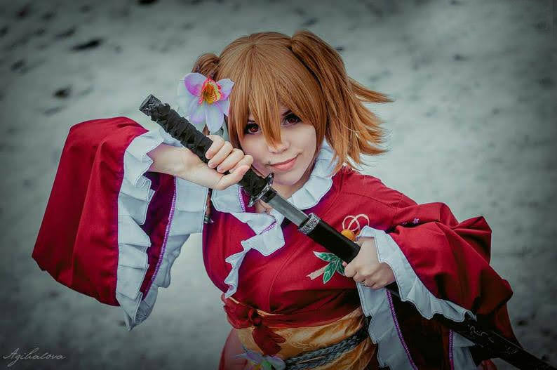 Custom made lolita dress / hand made / lolita cosplay / love live cosplay