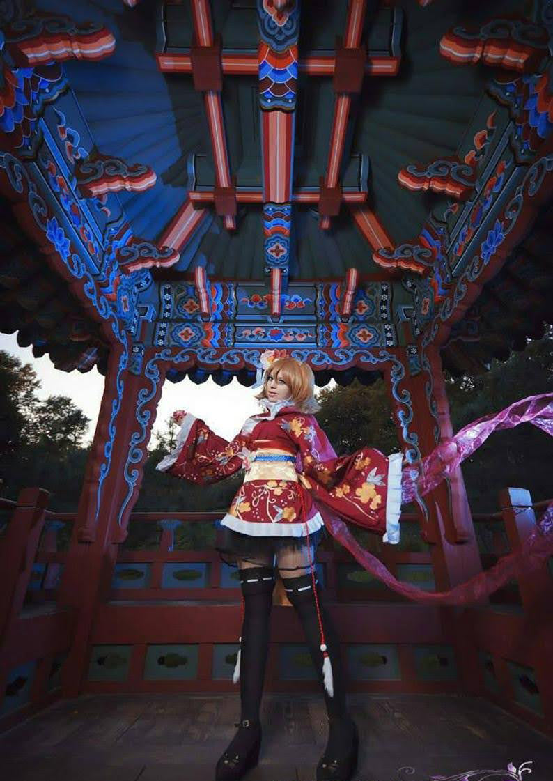 Custom made lolita dress / hand made / lolita cosplay / love live cosplay