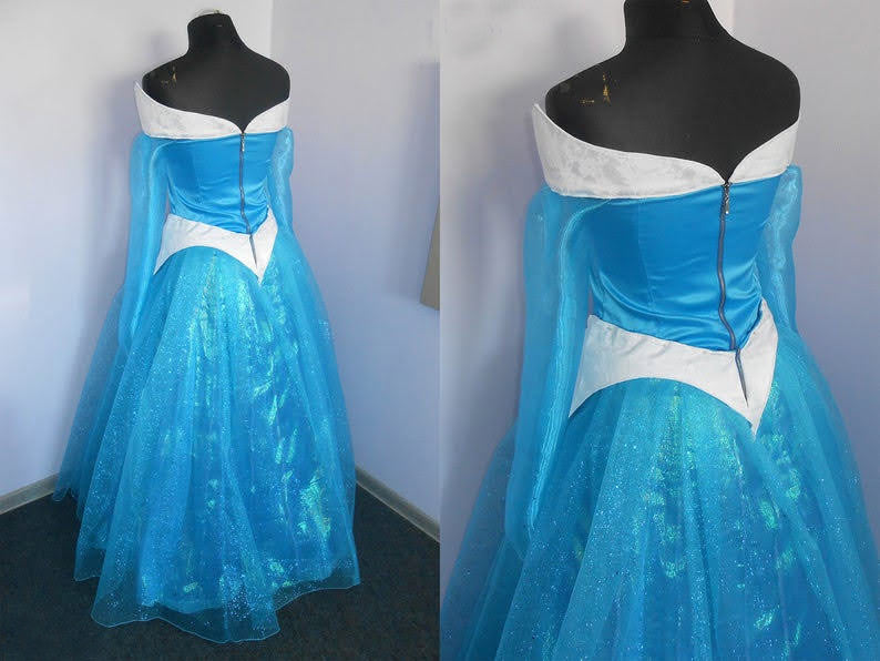Aurora from Sleeping Beauty blue dress Hand made