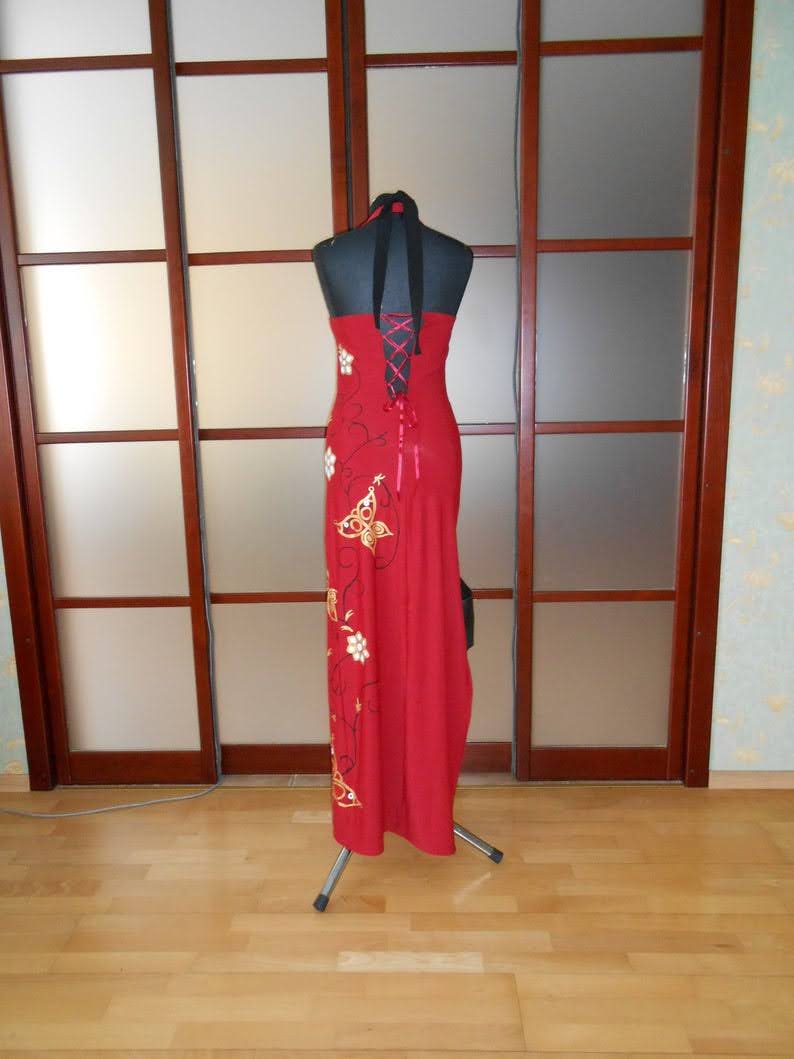 Ada Wong dress from Resident Evil Hand painting