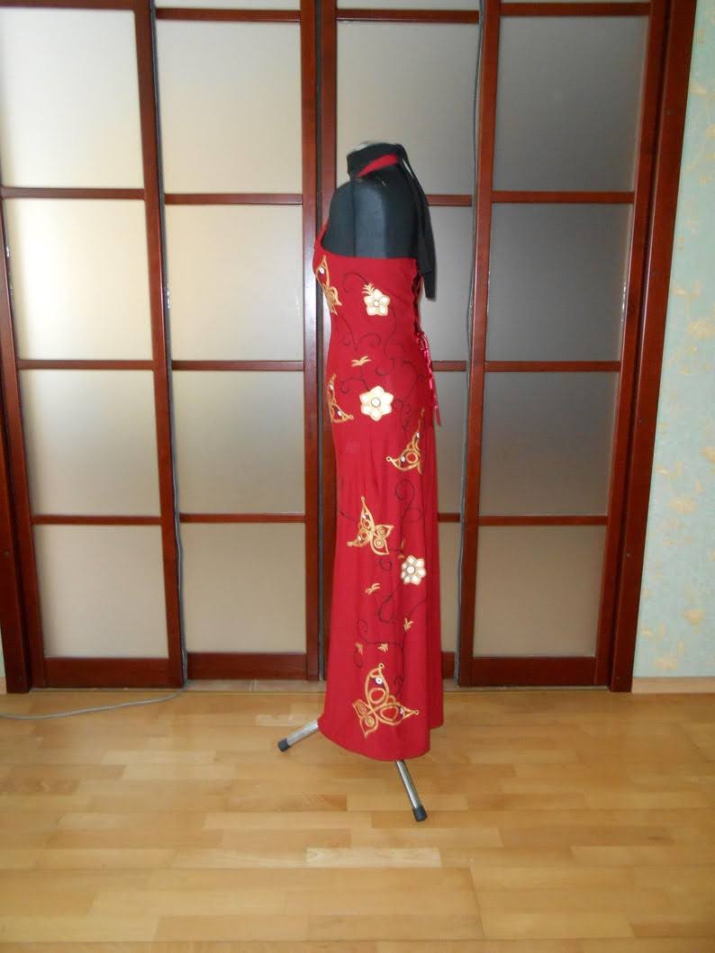 Ada Wong dress from Resident Evil Hand painting