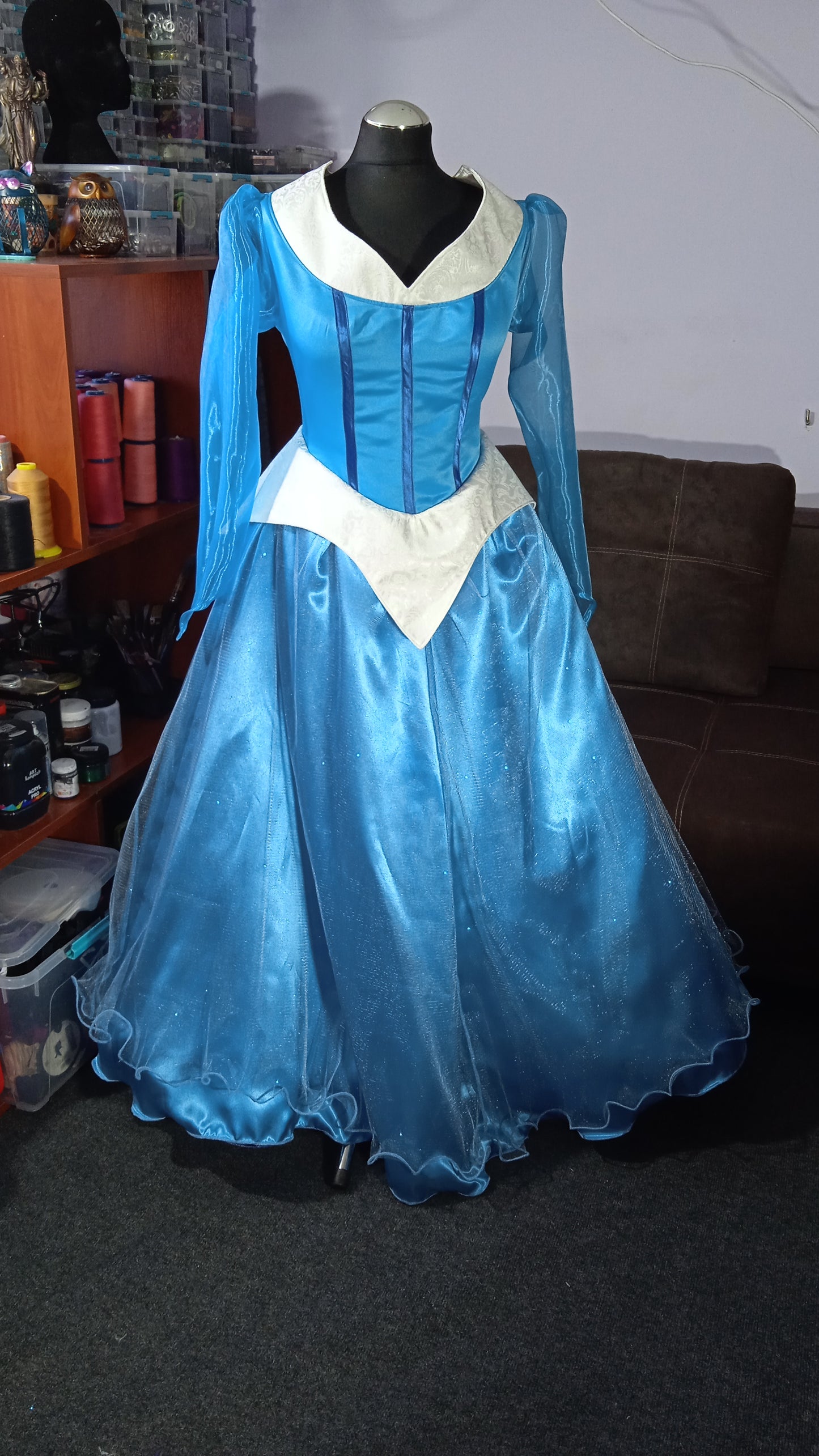Aurora from Sleeping Beauty blue dress Hand made