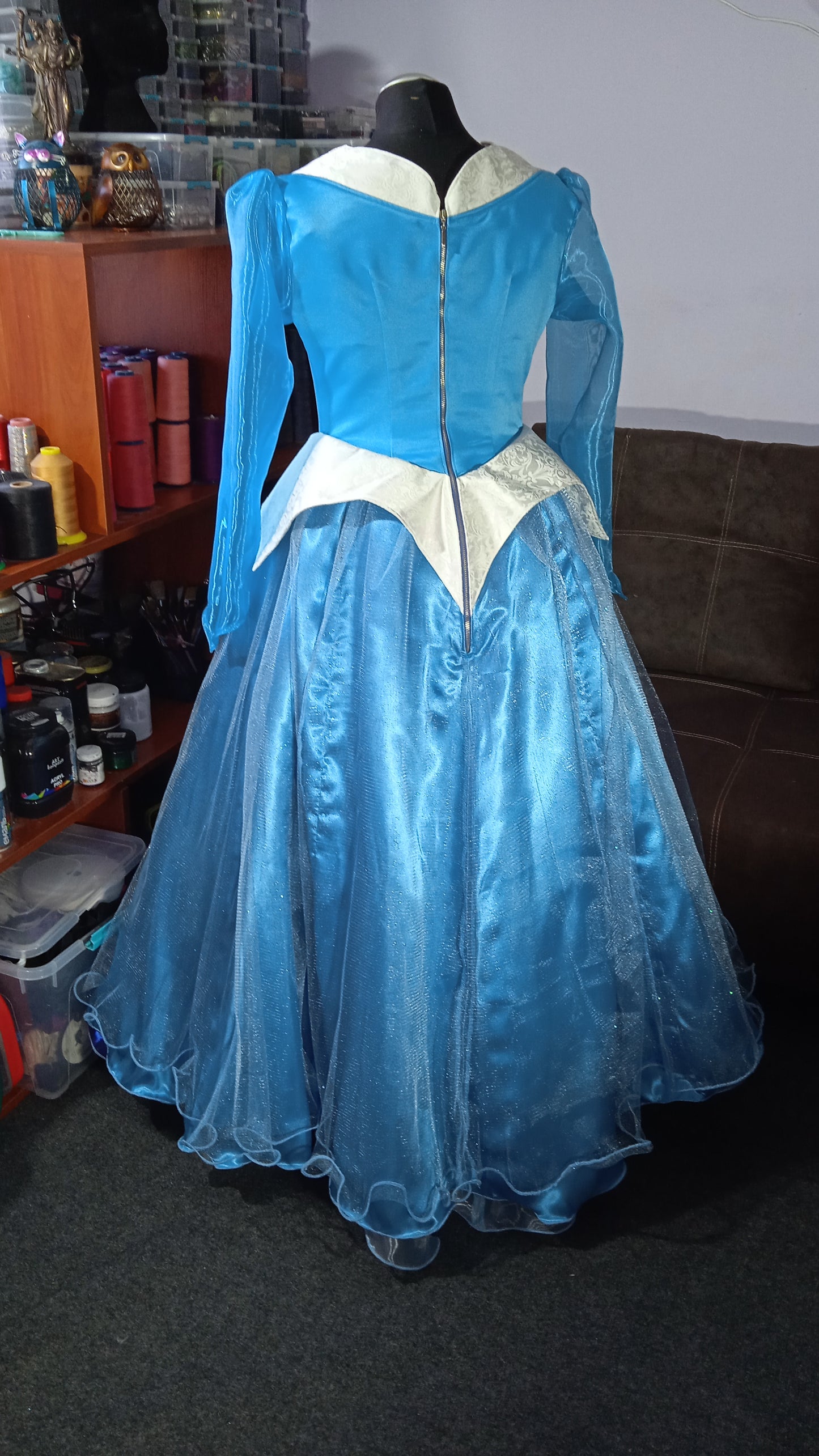 Aurora from Sleeping Beauty blue dress Hand made