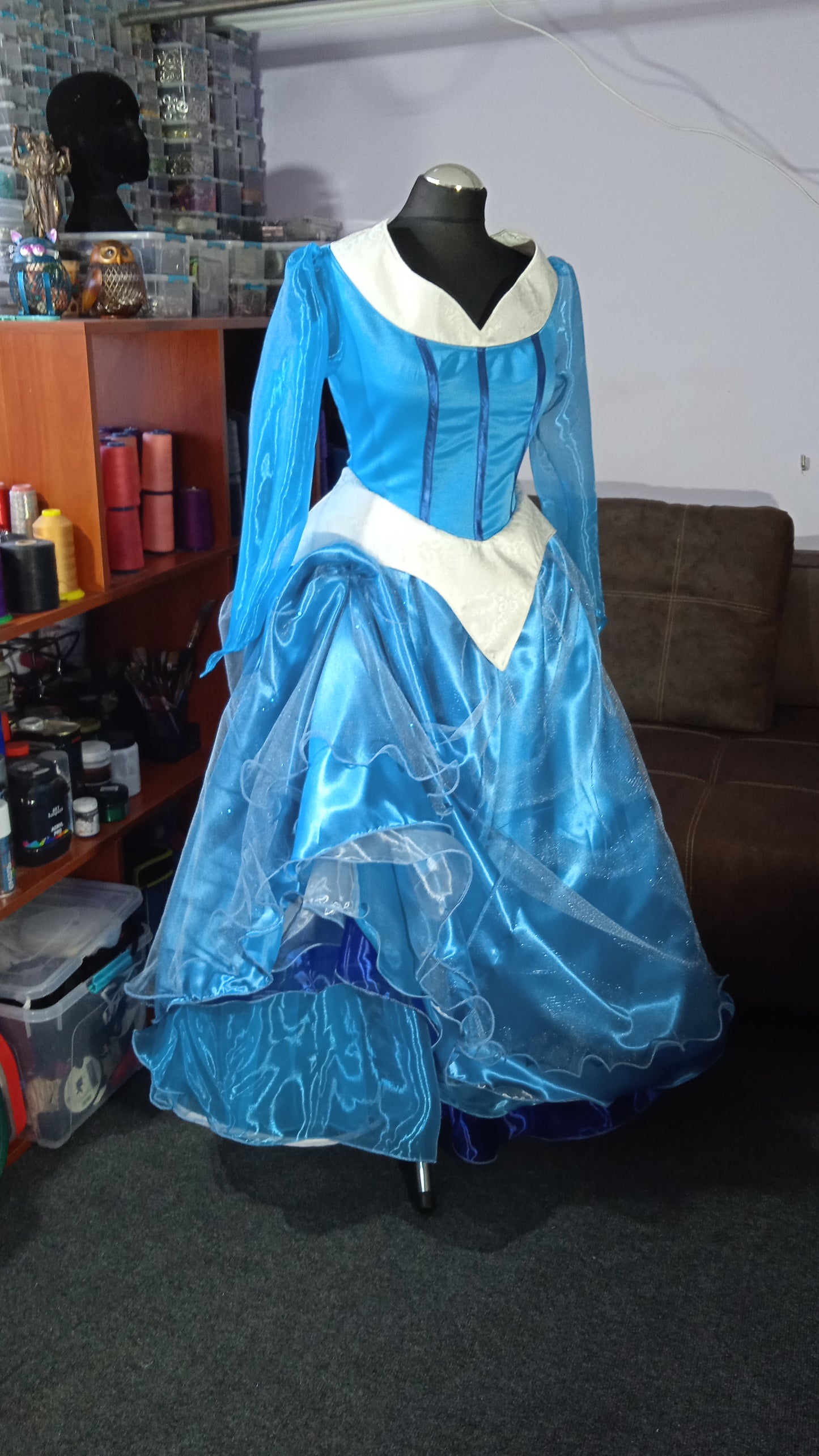 Aurora from Sleeping Beauty blue dress Hand made