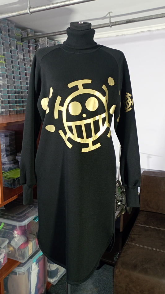 Trafalgar Law dress/ Trafalgar Law hoodie cosplay /Trafalgar Law hoodie dress