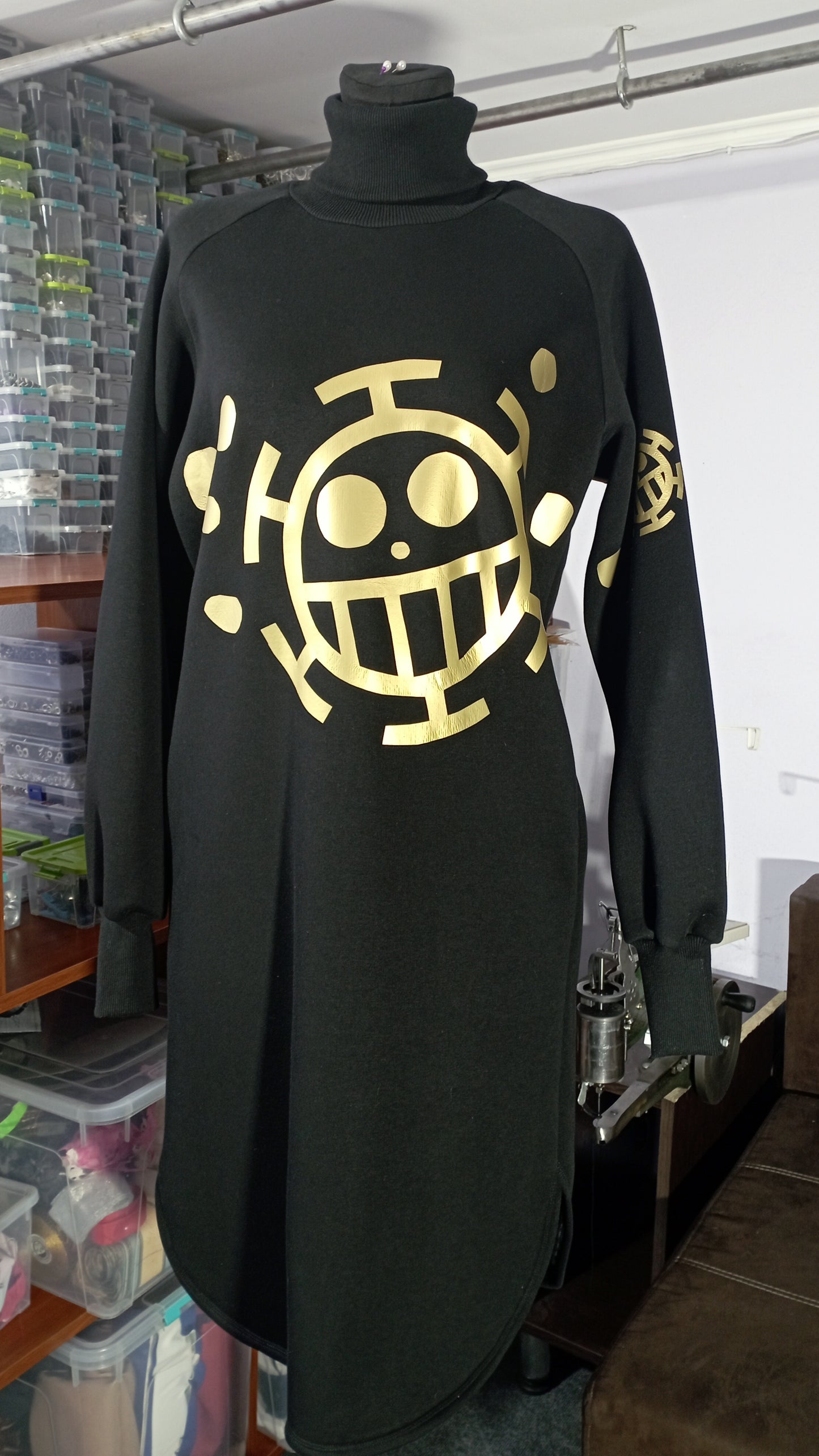 Trafalgar Law dress/ Trafalgar Law hoodie cosplay /Trafalgar Law hoodie dress